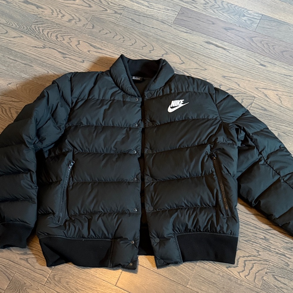 Nike Black Quilted Jacket